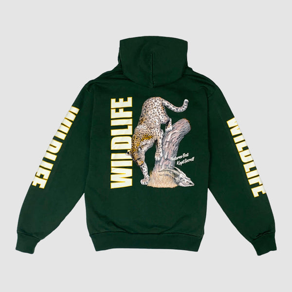 Leopard Hoodie (Forest)
